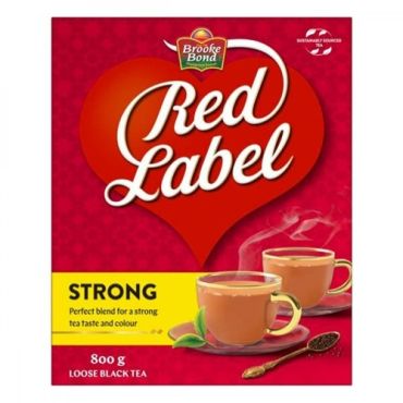 Brooke Bond Red Label Tea, 800Gm, 12 Pieces Per Carton